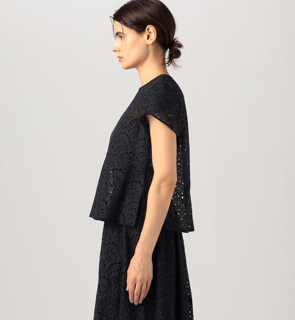 TOMORROWLAND collection「ピーコックエンブロイダリー ペタルスリーブブラウス」|シャツ・ブラウス|