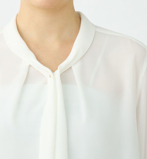 Ballsey「【WEB先行予約】プリマベーラデシン タイブラウス」|シャツ・ブラウス|