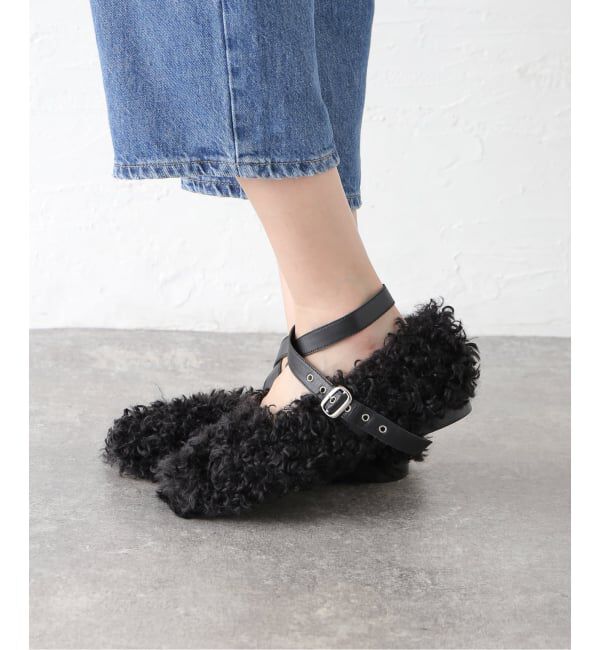  「EPINGLER STRAP TOE FLAT E25PFSHOES004：シューズ」|その他|