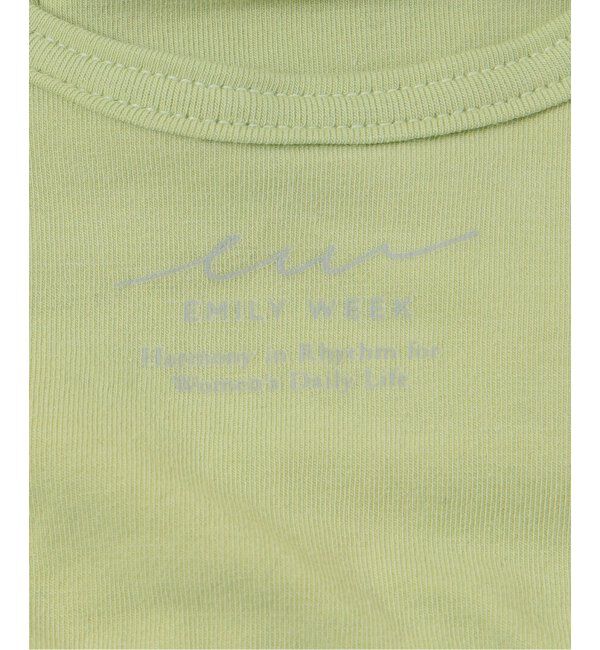 EMILYWEEK「【NEUTRAL】オーガニックコットン混カバレッジブラ（グリーン、パープル）」|インナー|