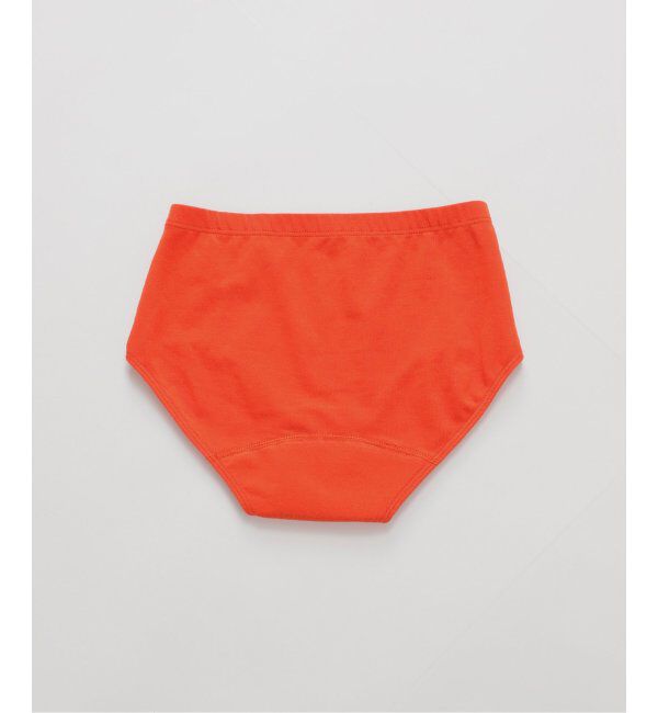 EMILYWEEK「【RESET】オーガニックコットン混 2WAYサニタリーショーツ（オレンジレッド）」|インナー|