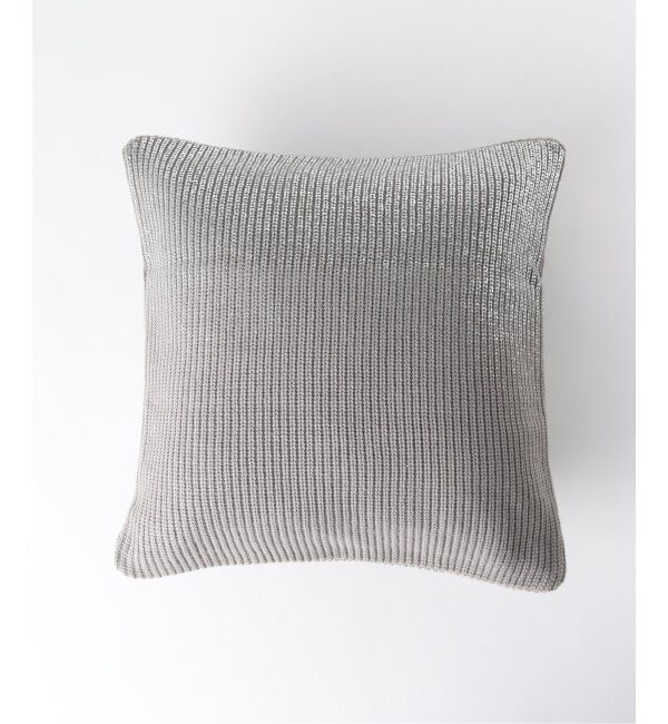 journal standard Furniture「SILVER PRINT KNIT CUSHION　クッションカバー 45cm」|クッション・クッションカバー|
