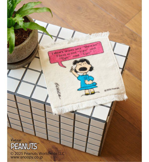 journal standard Furniture「【PEANUTS&times;JOURNAL STANDARD FURNITURE】HAND TOWEL　ハンドタオル」|タオル|ピンク
