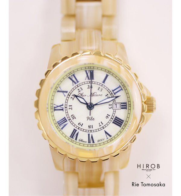 HIROB「【Sur Mesure / シュールメジュール】 Aneth Rie Tomosaka Beige【 ウォッチ 】」|腕時計|ナチュラル