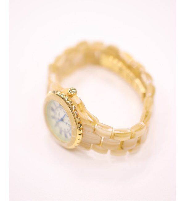 HIROB「【Sur Mesure / シュールメジュール】 Aneth Rie Tomosaka Beige【 ウォッチ 】」|腕時計|