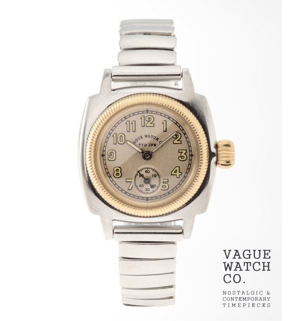 HIROB「【VAGUE WATCH CO. / ヴァーグウォッチ】Coussin Early Extension 28mm」|腕時計|シルバー