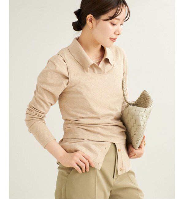 Plage「Collar Knit カーディガン」|カーディガン|