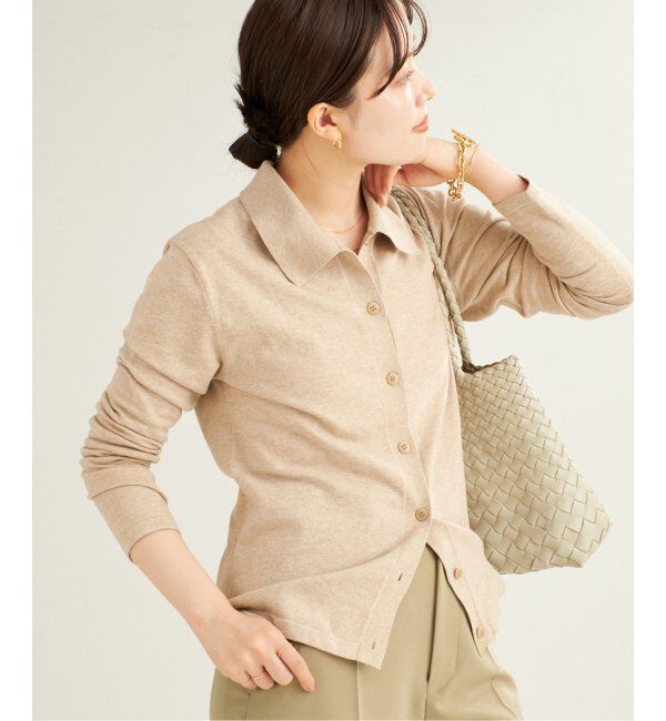 Plage「Collar Knit カーディガン」|カーディガン|