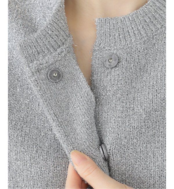 Plage「《WEB限定追加》R'IAM ラメカーディガン」|カーディガン|