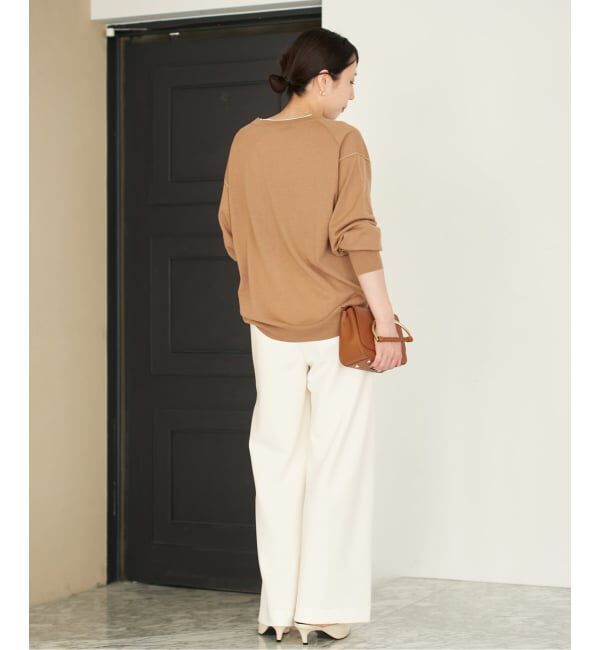 Plage「TWO TONE Vネック カーディガン」|カーディガン|