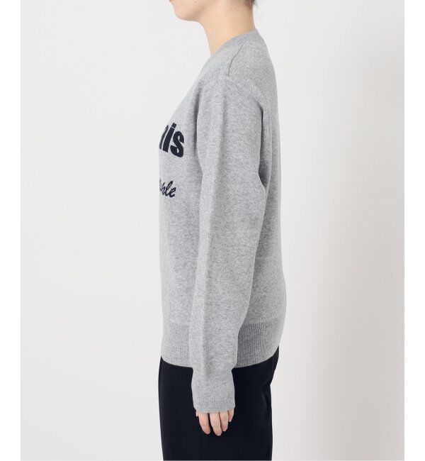 VERMEIL par iena「スウェットライクロゴニット」|ニット・セーター|