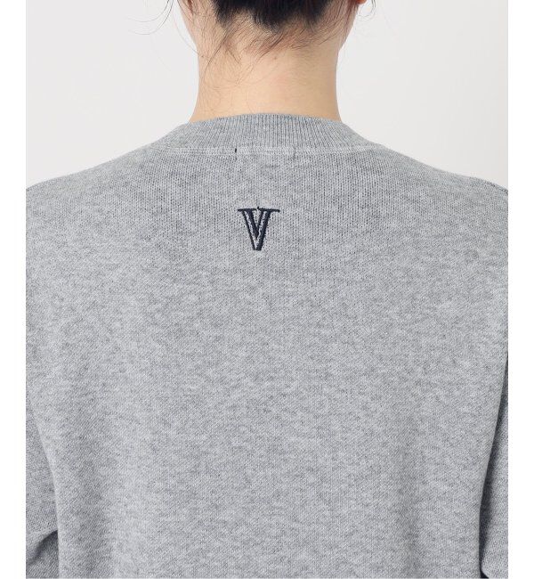 VERMEIL par iena「スウェットライクロゴニット」|ニット・セーター|