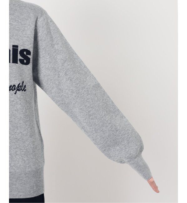 VERMEIL par iena「スウェットライクロゴニット」|ニット・セーター|