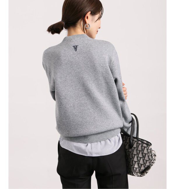 VERMEIL par iena「スウェットライクロゴニット」|ニット・セーター|