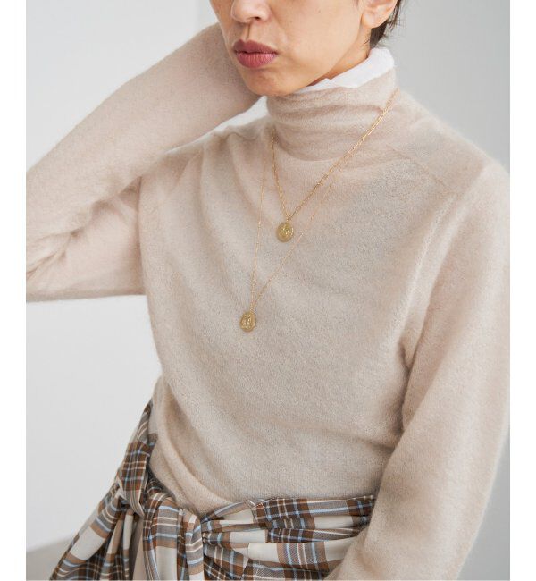 IENA「MARIHA/マリハ 別注 COIN*45 ロングレクタングル ネックレス」|ネックレス|