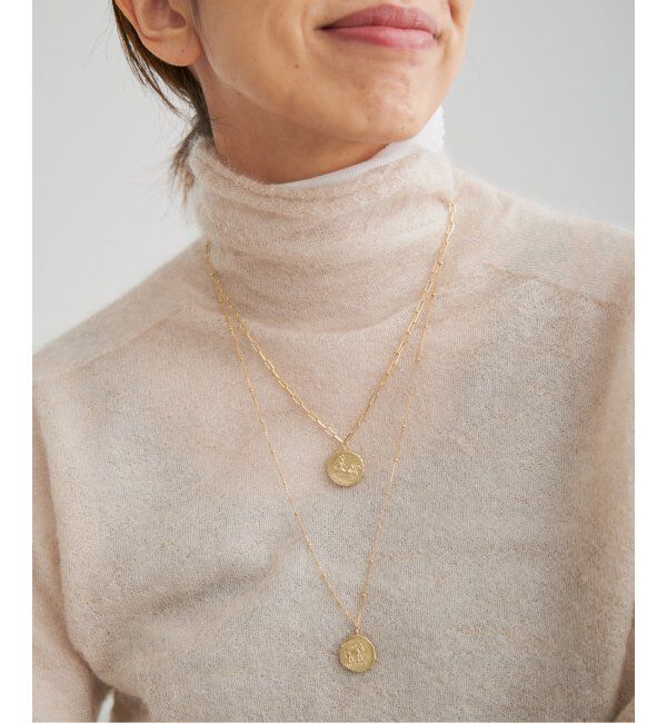 IENA「MARIHA/マリハ 別注 COIN*45 ロングレクタングル ネックレス」|ネックレス|