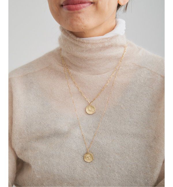 IENA「MARIHA/マリハ 別注 COIN*45 ロングレクタングル ネックレス」|ネックレス|