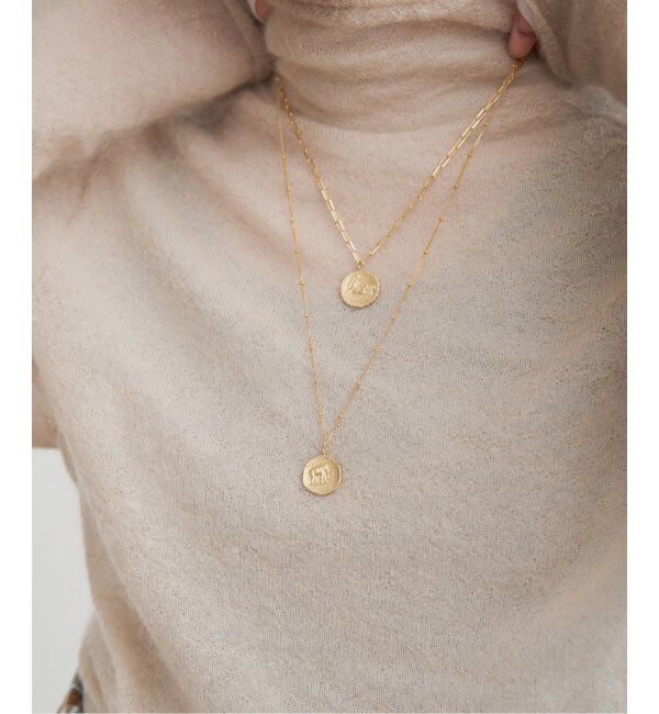 IENA「MARIHA/マリハ 別注 COIN*45 ロングレクタングル ネックレス」|ネックレス|