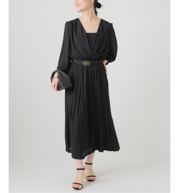 VERMEIL par iena「L&rsquo;UNE（リュンヌ）カシュクールドレス LU252-201」|ワンピース|