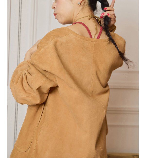 IENA LA BOUCLE「IENA LA BOUCLE レザーストリングブルゾン」|その他|