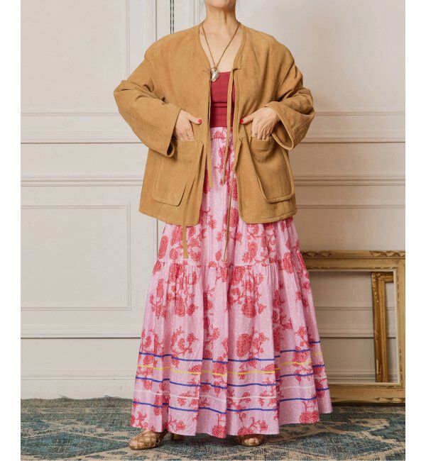 IENA LA BOUCLE「IENA LA BOUCLE レザーストリングブルゾン」|その他|