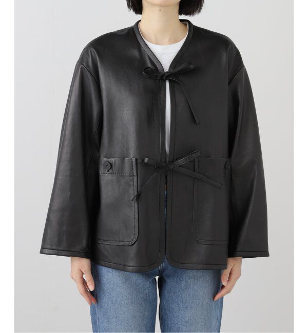 IENA LA BOUCLE「IENA LA BOUCLE レザーストリングブルゾン」|その他|