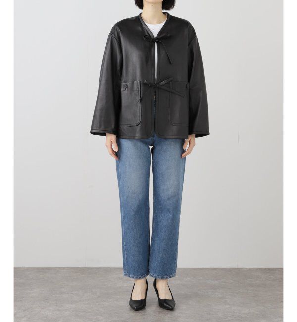 IENA LA BOUCLE「IENA LA BOUCLE レザーストリングブルゾン」|その他|