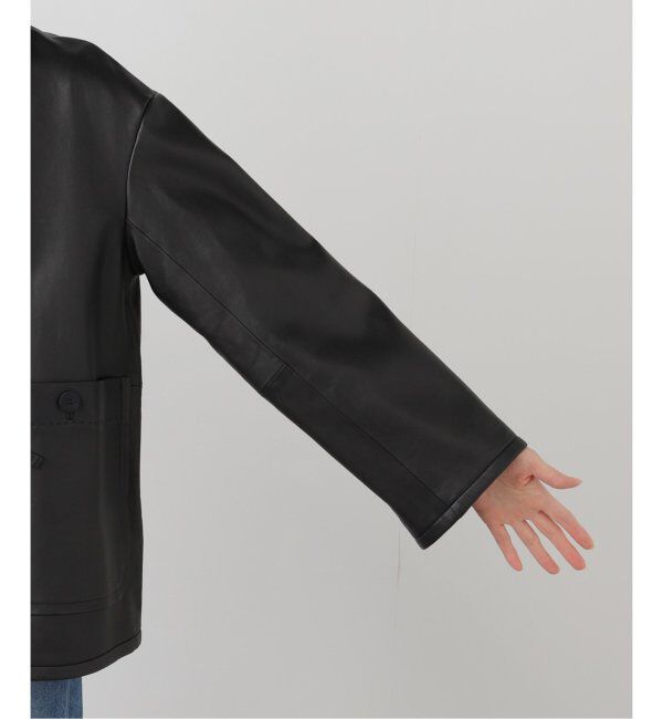 IENA LA BOUCLE「IENA LA BOUCLE レザーストリングブルゾン」|その他|