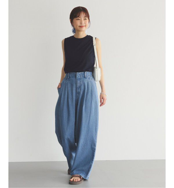 SLOBE IENA「《追加》スラブ天竺ノースリーブTEE」|Tシャツ・カットソー|