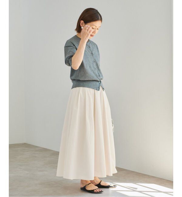 IENA「《一部カラー店舗限定》タイプライターフレアスカート」|スカート|