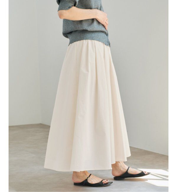 IENA「《一部カラー店舗限定》タイプライターフレアスカート」|スカート|