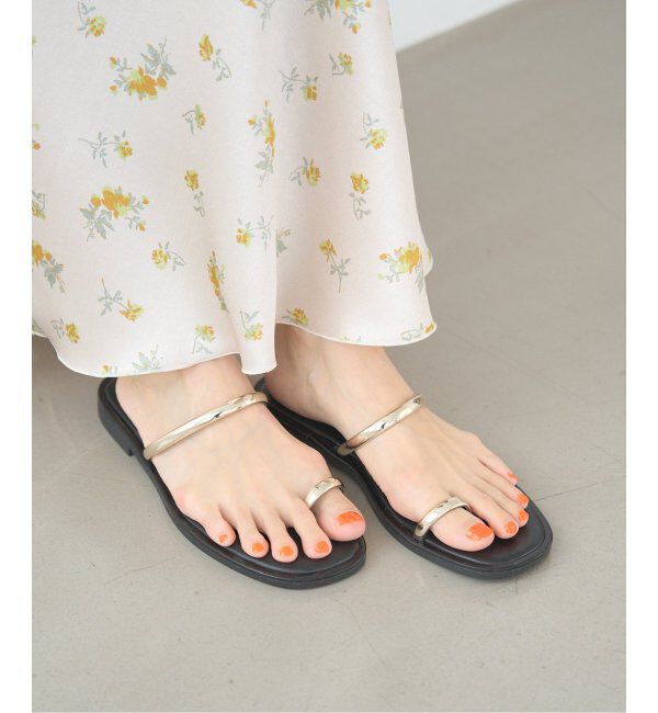 IENA「《追加》NICOLAS LAINAS/ニコラスライナス フラットサンダル」|サンダル|