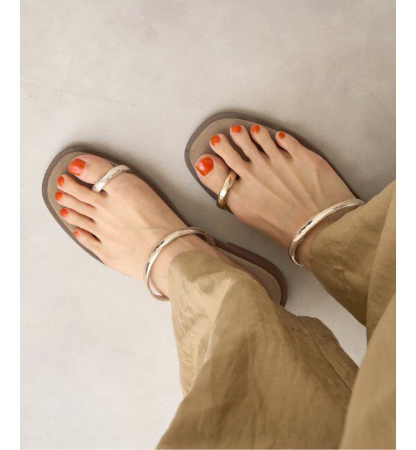 IENA「《追加》NICOLAS LAINAS/ニコラスライナス フラットサンダル」|サンダル|