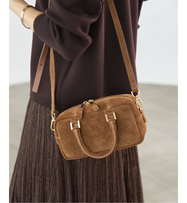 IENA「Manuel MILANO/マニュエルミラノ BOSTON MINI ミニボストンバッグ」|ボストンバッグ|