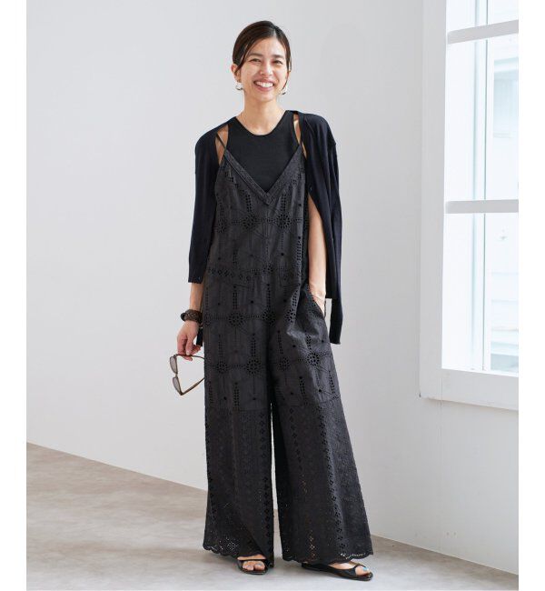 IENA「《WEB限定/追加6》レースオールインワン」|オールインワン|