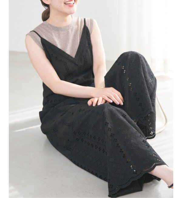 IENA「《WEB限定/追加6》レースオールインワン」|オールインワン|