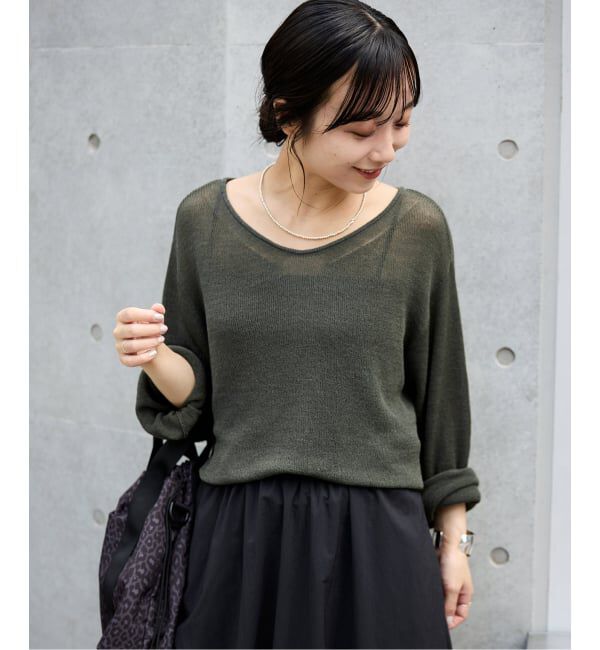 SLOBE IENA「畔オーバープルオーバー」|ニット・セーター|
