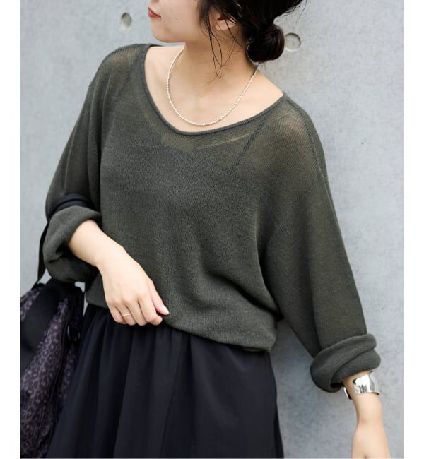 SLOBE IENA「畔オーバープルオーバー」|ニット・セーター|