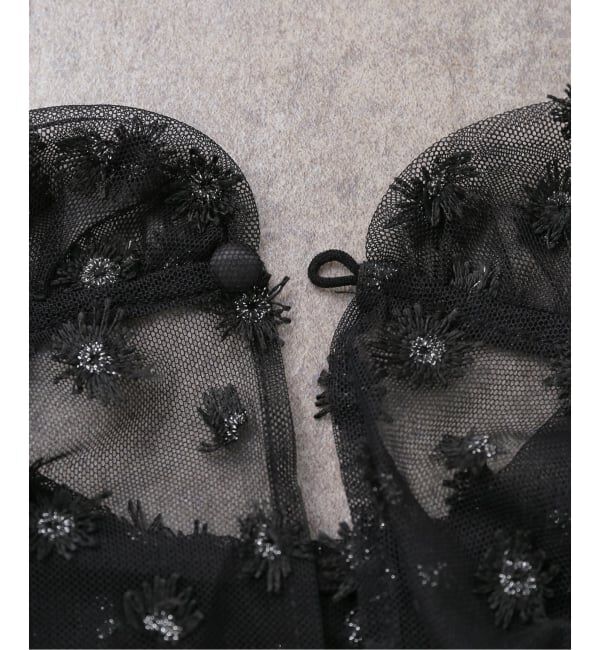 IENA LA BOUCLE「IENA LA BOUCLE フラワーモチーフチュールベスト」|シャツ・ブラウス|