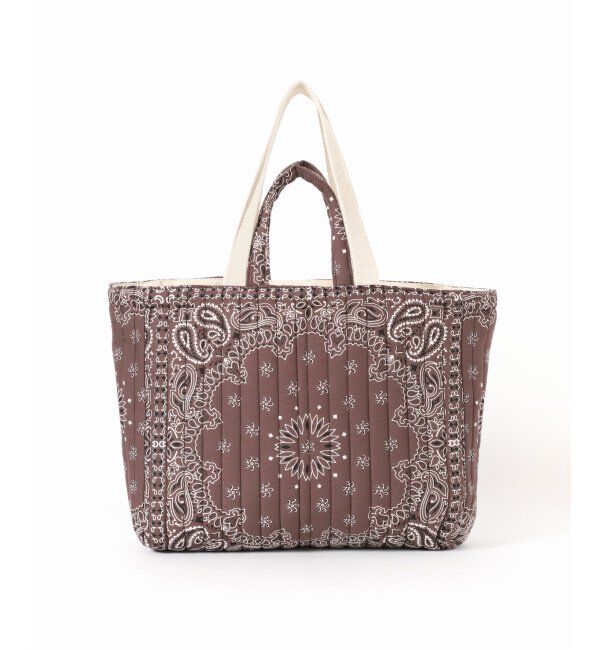 IENA「MALUS/マリュス BANDANA QUILTING BIG BAG トートバッグ」|トートバッグ|