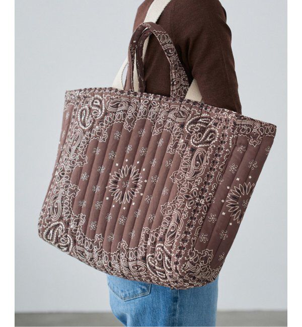 IENA「MALUS/マリュス BANDANA QUILTING BIG BAG トートバッグ」|トートバッグ|
