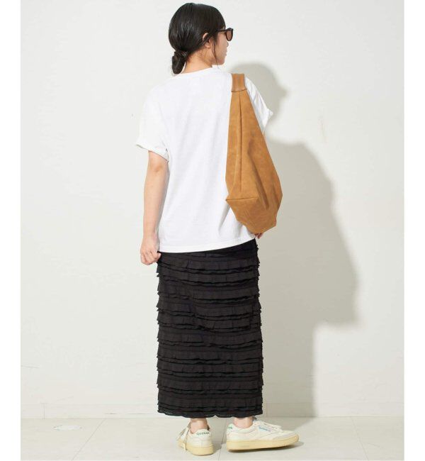 SLOBE IENA「《WEB限定/追加3》フリルカットソータイトスカート」|スカート|