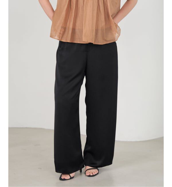 IENA「サテンイージーパンツ」|その他|