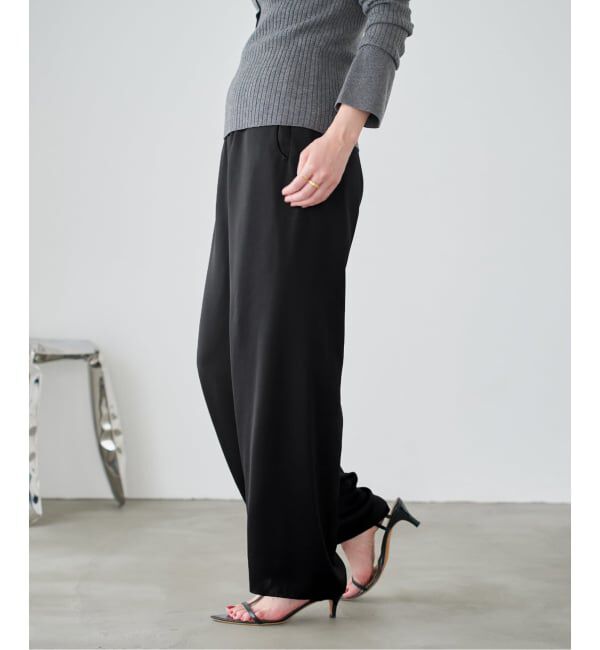 IENA「サテンイージーパンツ」|その他|