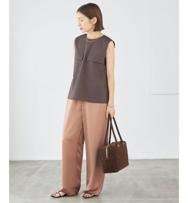 IENA「サテンイージーパンツ」|その他|