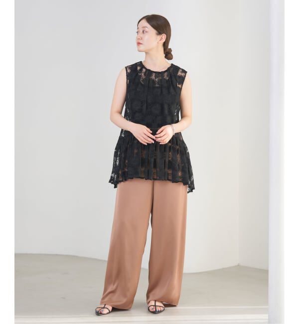 IENA「サテンイージーパンツ」|その他|