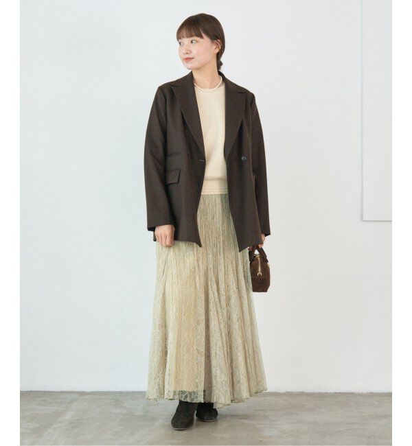 IENA「レースプリーツスカート」|スカート|