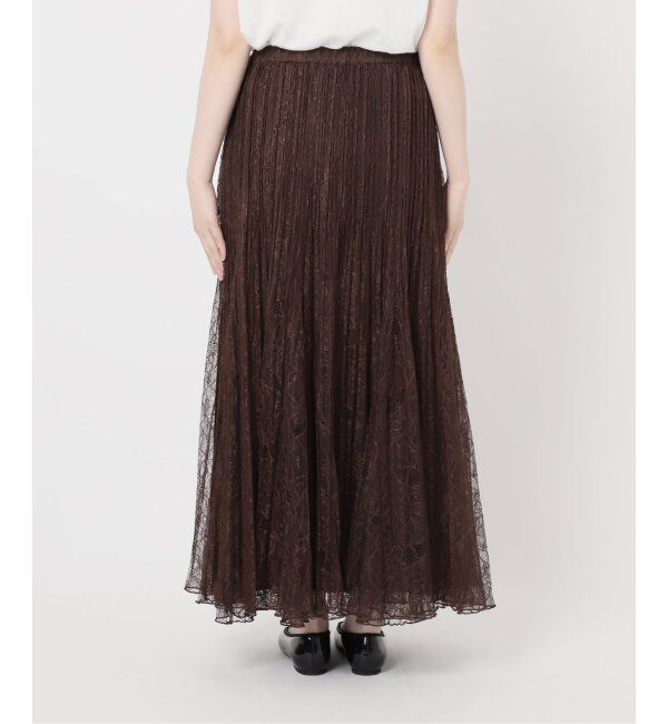 IENA「レースプリーツスカート」|スカート|