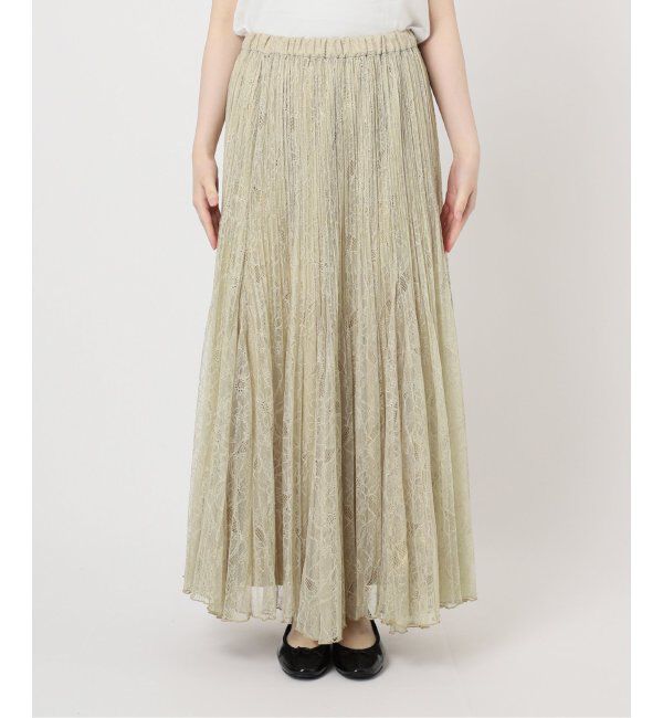 IENA「レースプリーツスカート」|スカート|