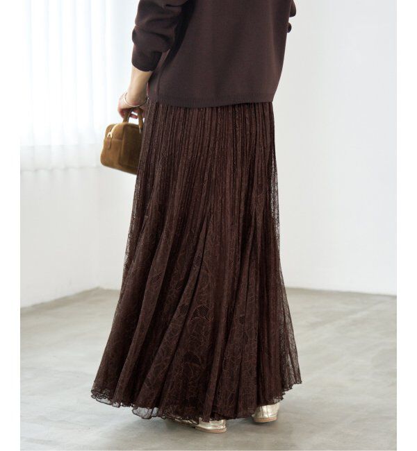 IENA「レースプリーツスカート」|スカート|